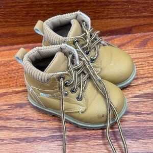 Tan Kids Boots